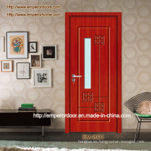 Puerta de chapa del PVC, puerta EPS, PVC, MDF vidrio puerta de madera